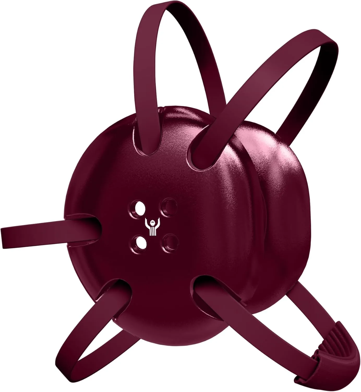| Wrestling Classic Headgear | Earguard Adult Grappling Head Gear | Adjustable Ear Guards Maroon Straps