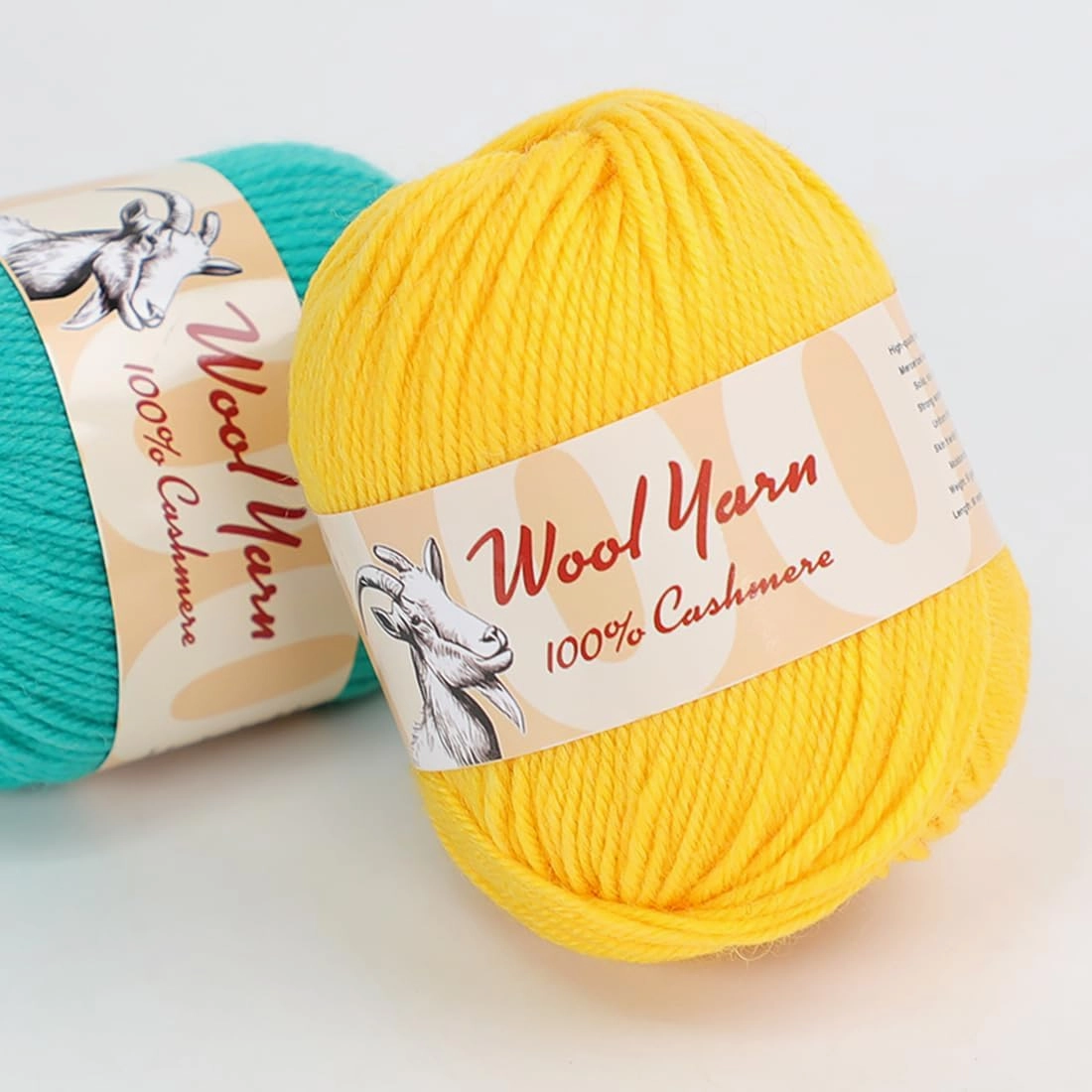 100% Cashmere Wool Yarn (Pack of 10) by Yonkey Monkey 500gr Imported Knitting Crochet (Dark Grey 18)