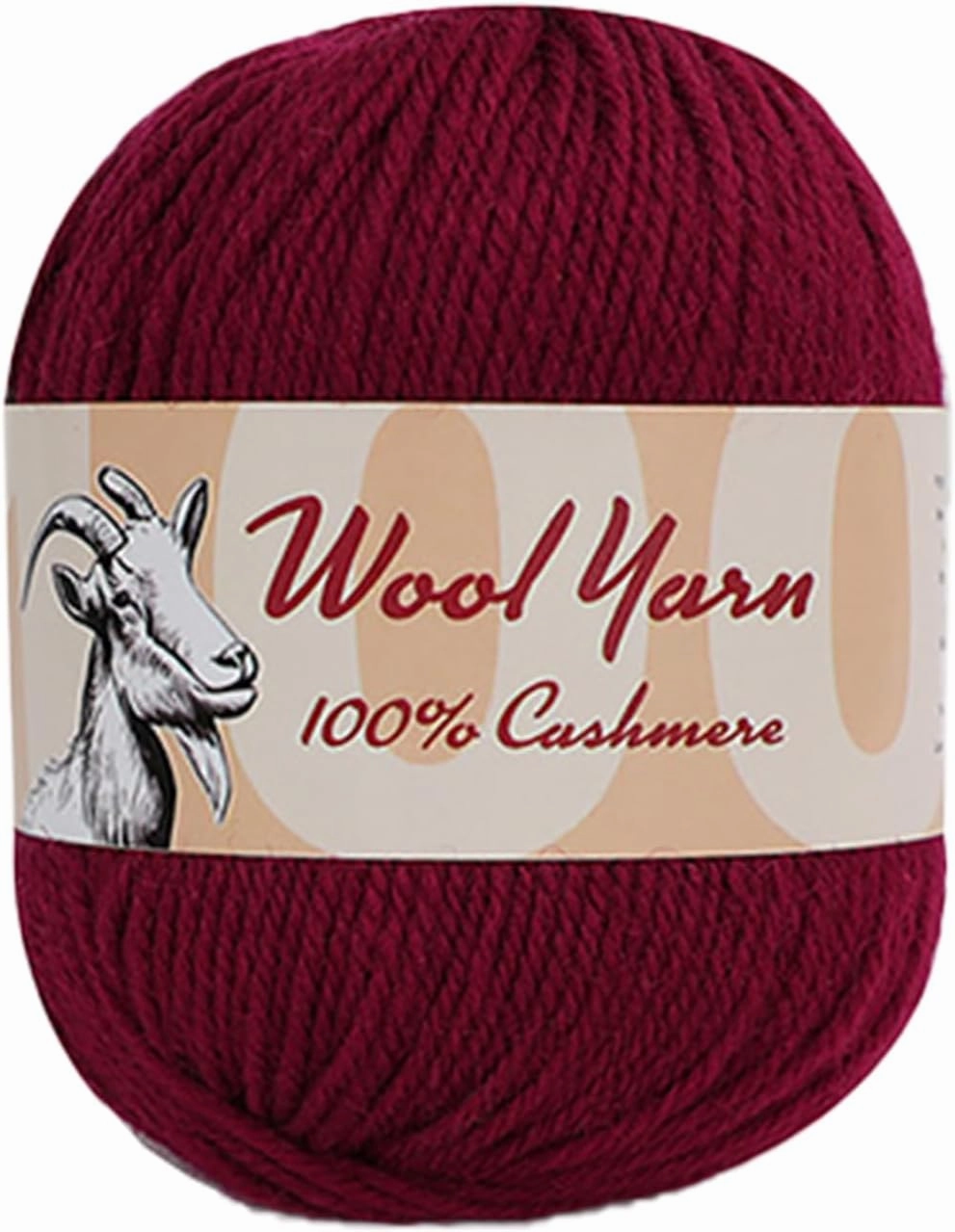 100% Cashmere Wool Yarn (Pack of 10) by Yonkey Monkey 500gr Imported Knitting Crochet (Persian 05)