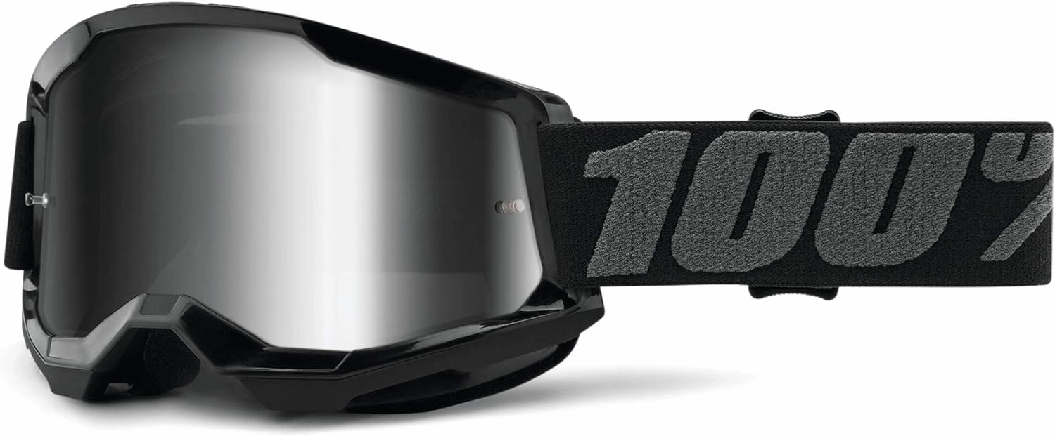100% Strata 2 Sand Motocross & Mountain Bike Goggles - MX and MTB Racing Protective Eyewear