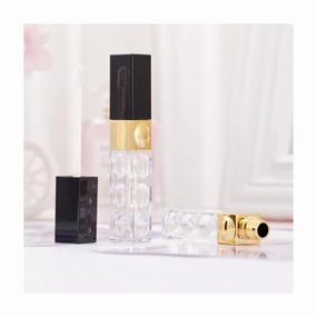 10PCS 5ml Black gold lip Gloss Tubes Cosmetic Container Mini Empty Refillable Bottles
