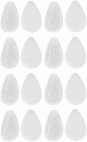 12Pc Facial Sponge Daily Cleansing Face Gentle Exfoliating Buff Puff Style Pads Removing Dead Skin Dirt and Makeup Reusable Scrubber Exfoliator Cleanser Beauty Tools Wash Washing Cloth Buffer Pad