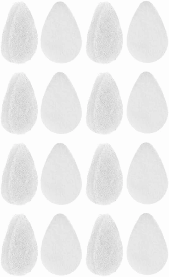 12Pc Facial Sponge Daily Cleansing Face Gentle Exfoliating Buff Puff Style Pads Removing Dead Skin Dirt and Makeup Reusable Scrubber Exfoliator Cleanser Beauty Tools Wash Washing Cloth Buffer Pad