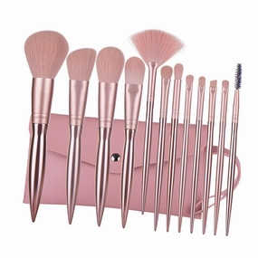 12pcs Makeup Tool Brush Set Cosmetics Brush Kit Powder Brush Makeup Brush for Woman Professional Makeup Brush Golden