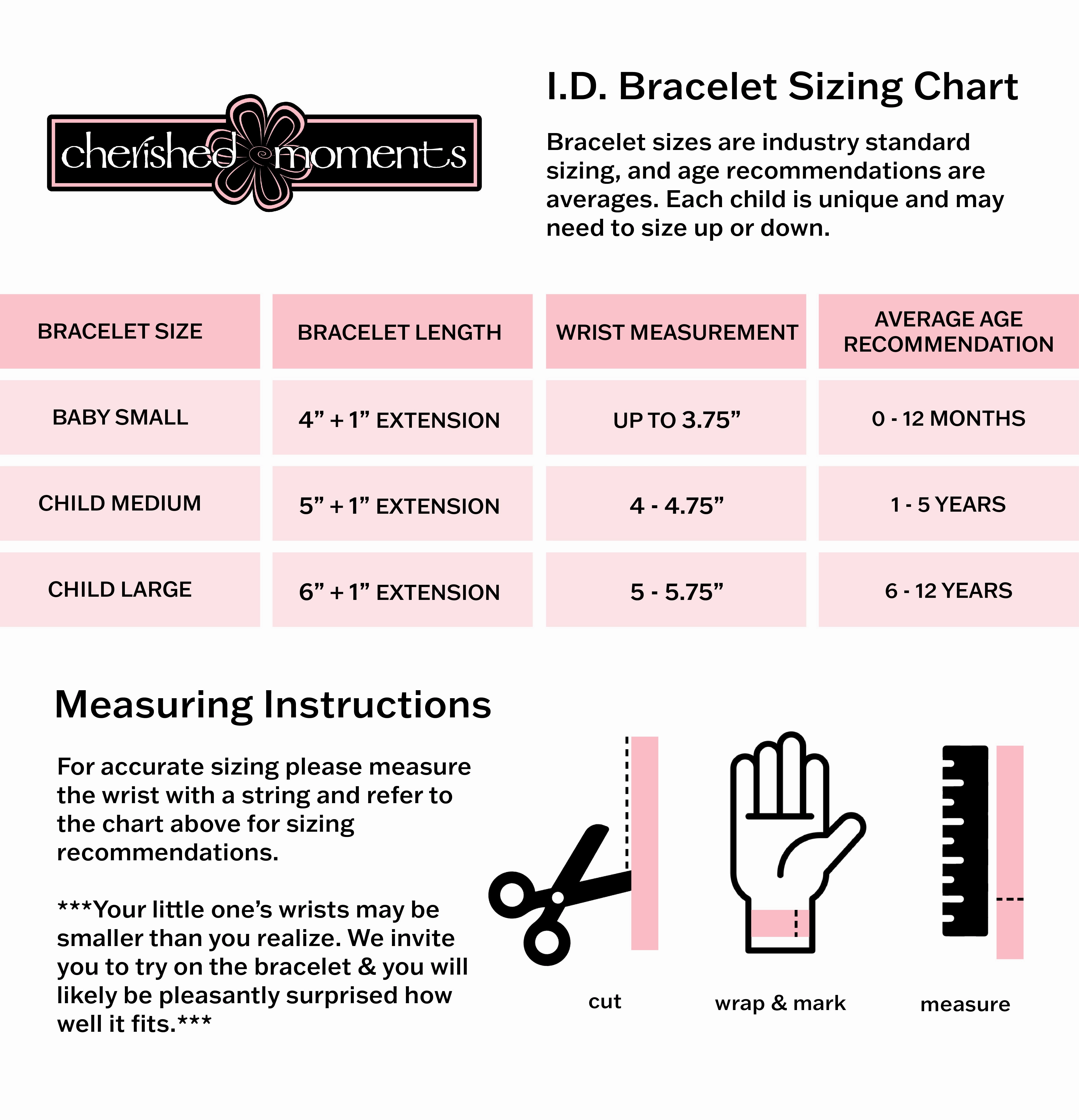 14K Gold-Plated or Sterling Silver I.D. Bracelet for Babies and Kids with FREE Engraving-Cross