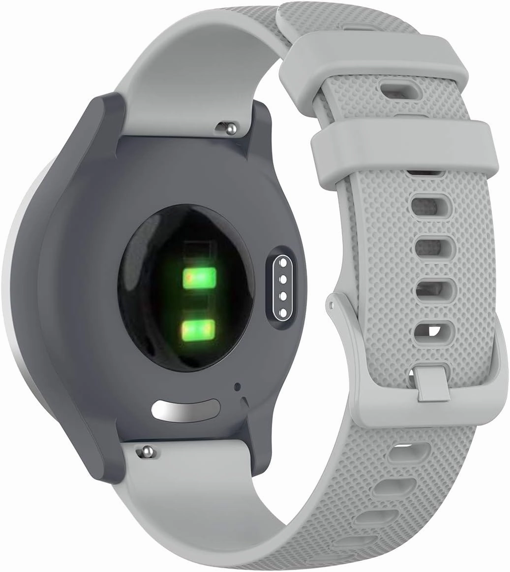 18mm 19mm 20mm 22mm Width Colorful Silicone Quick Release Wristband Replacement Sports Straps Bracelet Watch Band Strap with Quick Release Pins for Smartwatch