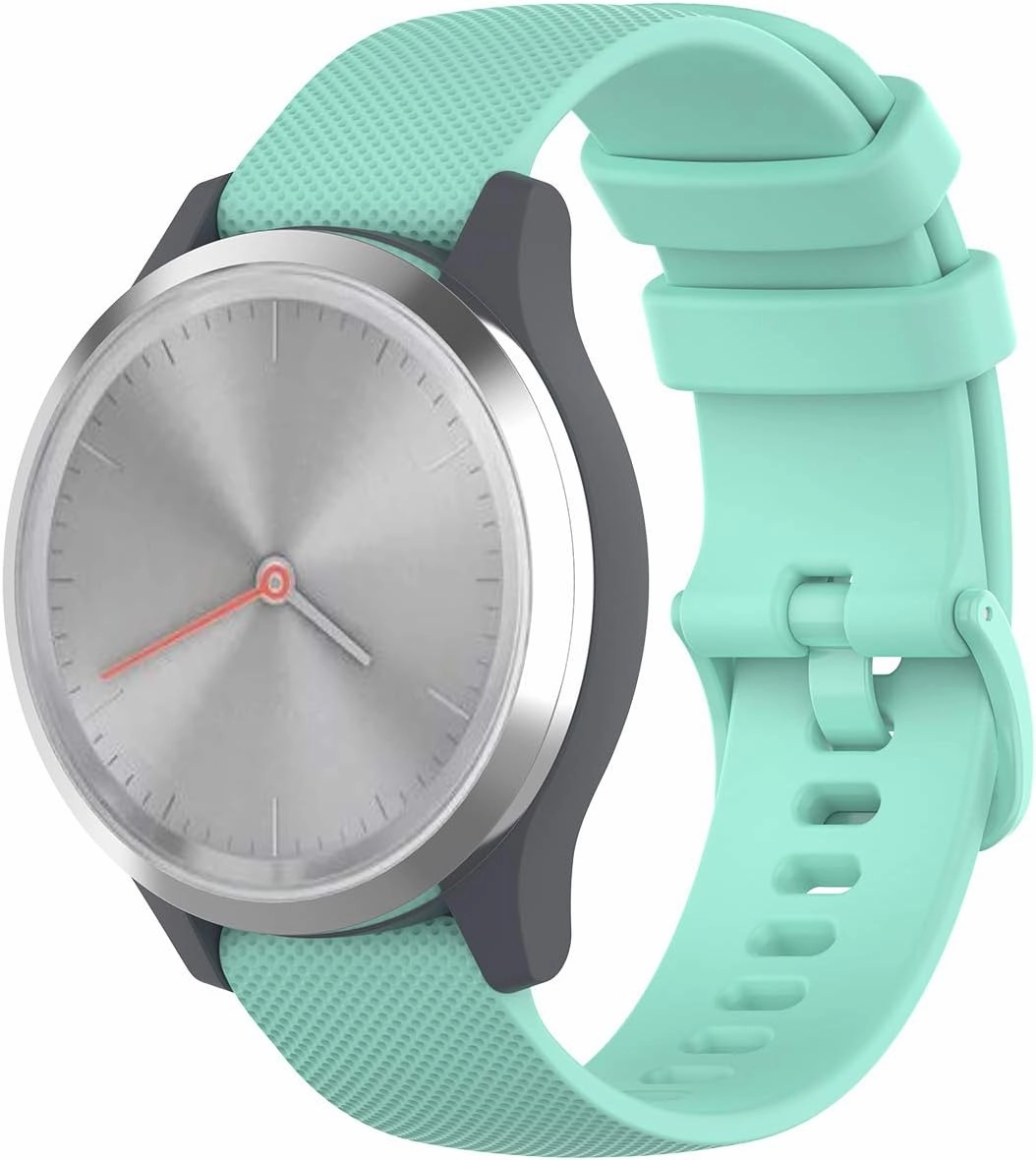 18mm 19mm 20mm 22mm Width Colorful Silicone Quick Release Wristband Replacement Sports Straps Bracelet Watch Band Strap with Quick Release Pins for Smartwatch