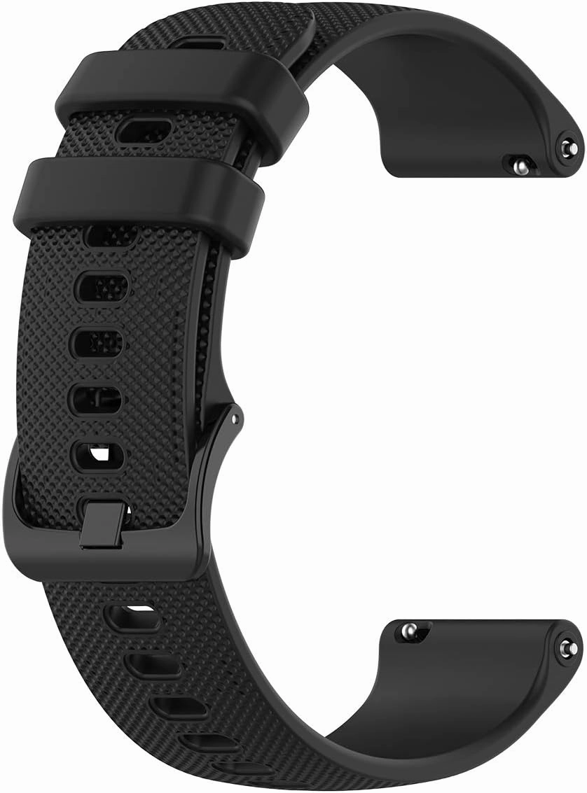 18mm 19mm 20mm 22mm Width Colorful Silicone Quick Release Wristband Replacement Sports Straps Bracelet Watch Band Strap with Quick Release Pins for Smartwatch