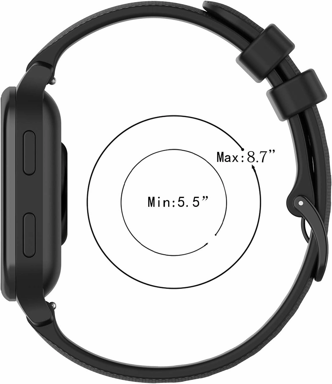 18mm 19mm 20mm 22mm Width Colorful Silicone Quick Release Wristband Replacement Sports Straps Bracelet Watch Band Strap with Quick Release Pins for Smartwatch