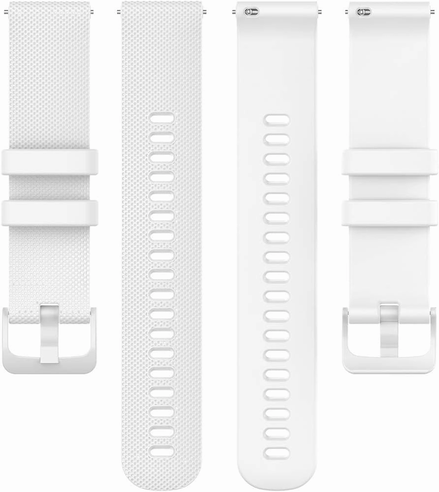18mm 19mm 20mm 22mm Width Colorful Silicone Quick Release Wristband Replacement Sports Straps Bracelet Watch Band Strap with Quick Release Pins for Smartwatch