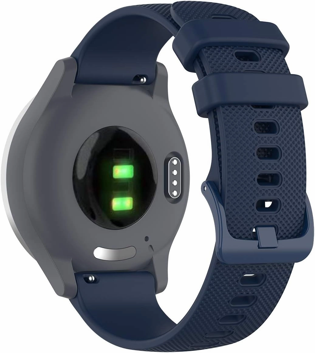 18mm 19mm 20mm 22mm Width Colorful Silicone Quick Release Wristband Replacement Sports Straps Bracelet Watch Band Strap with Quick Release Pins for Smartwatch
