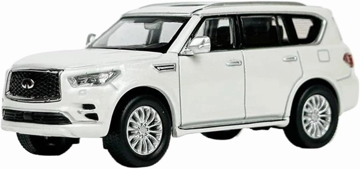 1:64 for Infiniti QX80 Alloy Car Model Collection Display Decoration Souvenir Mini Simulation Toys(Gold)