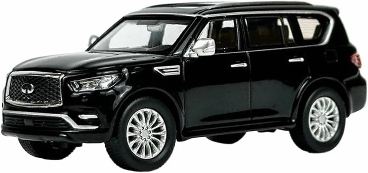 1:64 for Infiniti QX80 Alloy Car Model Collection Display Decoration Souvenir Mini Simulation Toys(Gold)