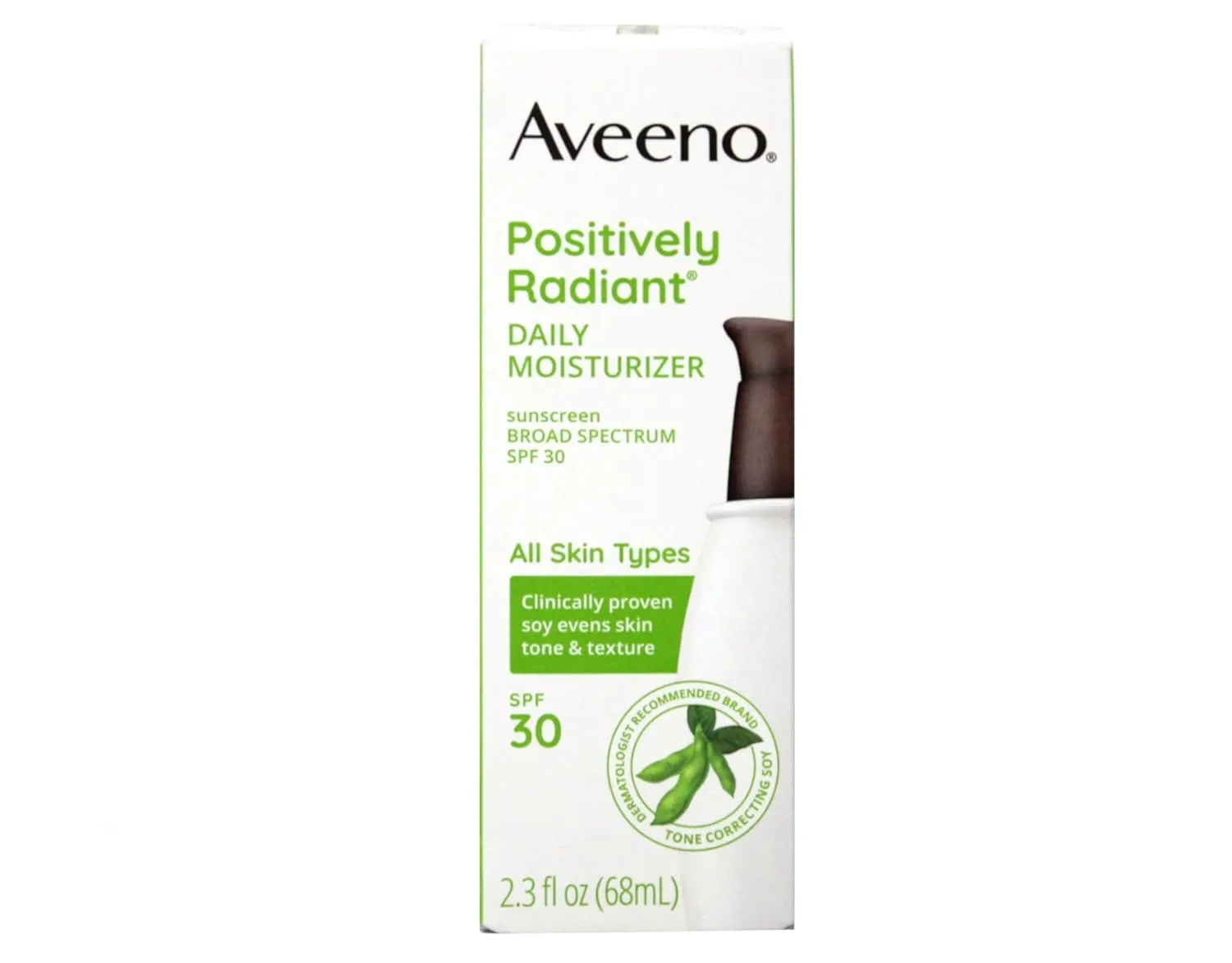 2 Pack - Aveeno Positively Radiant Daily Face Moisturizer SPF 30, 2.3 Fl. Oz.