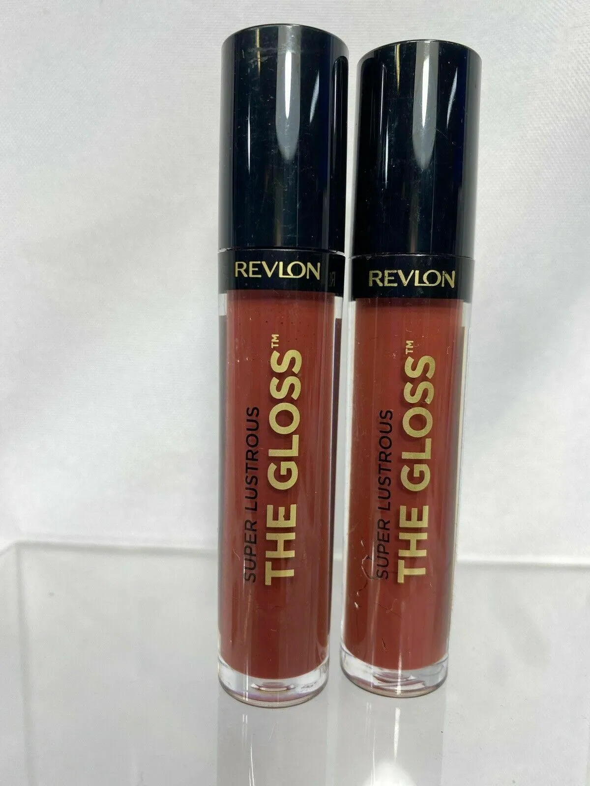 (2) Revlon Super Lustrous The Gloss CHOOSE YOUR SHADE Lip Pink Glitter Nude Plum