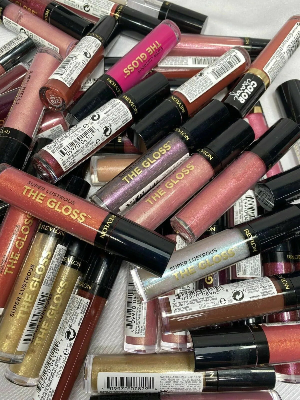 (2) Revlon Super Lustrous The Gloss CHOOSE YOUR SHADE Lip Pink Glitter Nude Plum