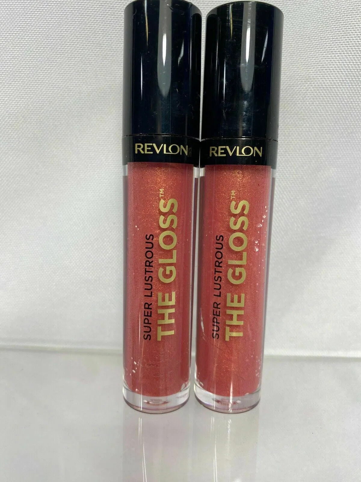 (2) Revlon Super Lustrous The Gloss CHOOSE YOUR SHADE Lip Pink Glitter Nude Plum