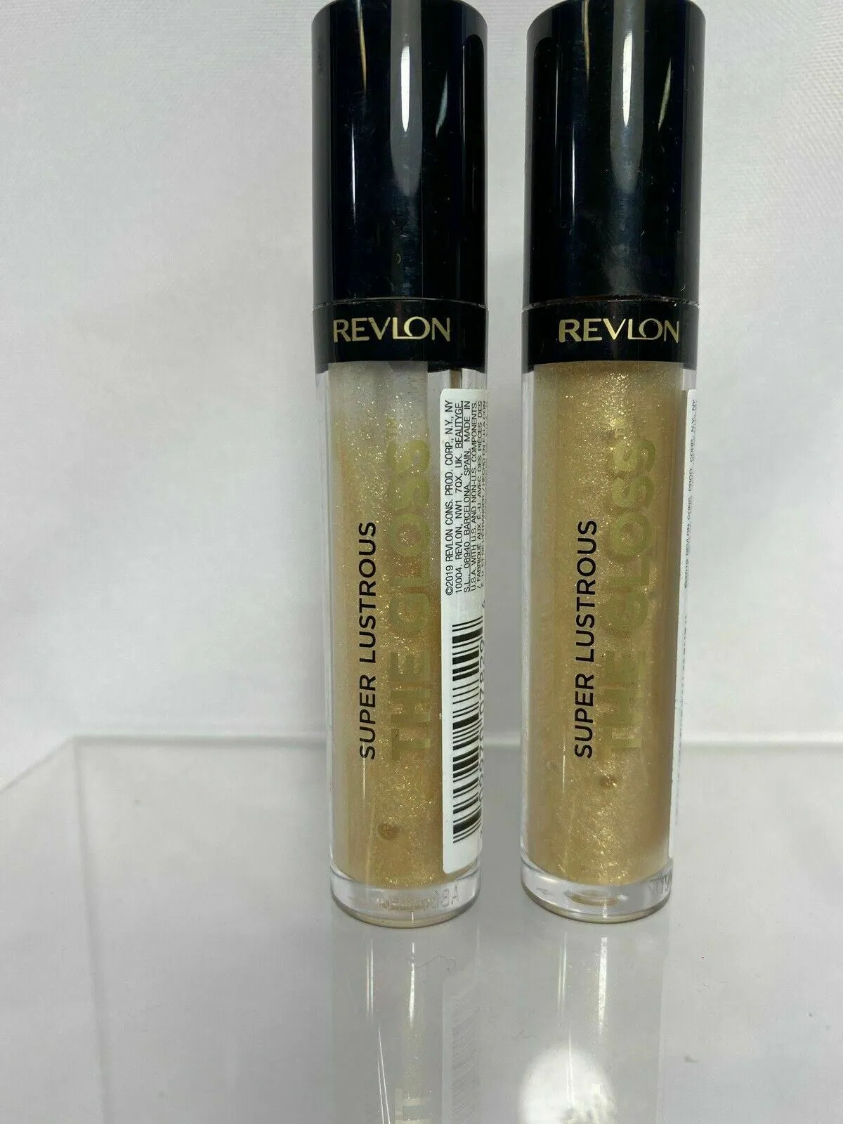 (2) Revlon Super Lustrous The Gloss CHOOSE YOUR SHADE Lip Pink Glitter Nude Plum