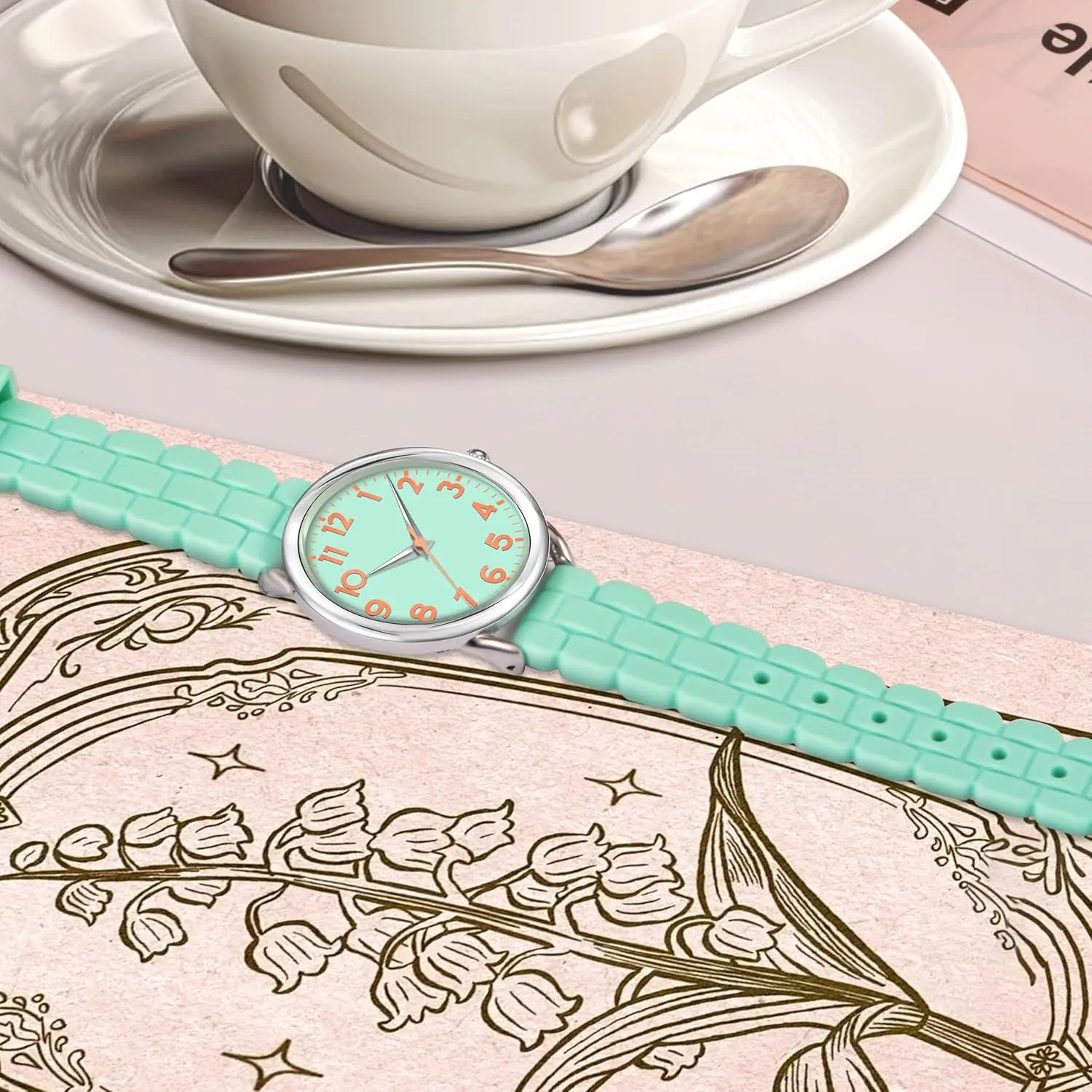 35MM Women's Watch Big Face Easy Reader Water Proof
