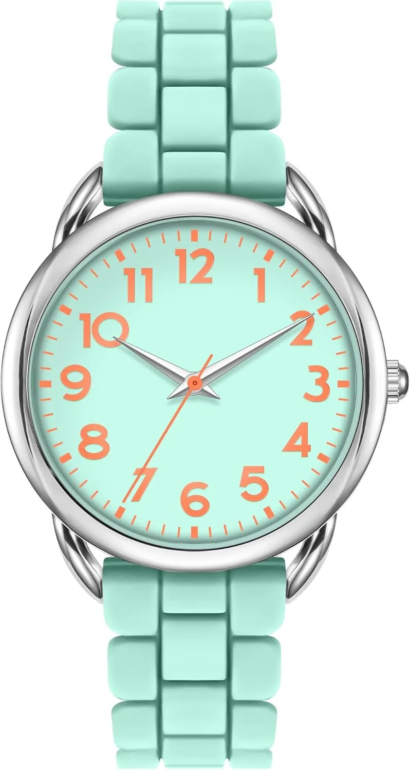 35MM Women's Watch Big Face Easy Reader Water Proof