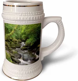 3dRose Torc Waterfall, Killarney National Park, Ireland-EU15 TNO0195-Tom Norring Mug, 18oz , 22oz Stein, White