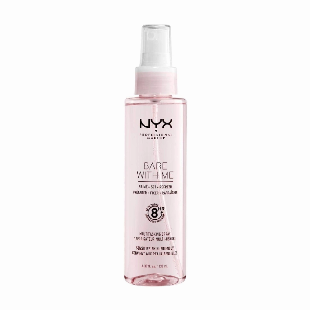 3x NYX Bare With Me Prime Set Refresh Multitasking Spray 130ml