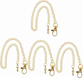 4pcs Pocket Watch Chain Obsidian Pocket Watch Phone Chain Silver Men Watch Gold Watch Mens Watches Pocket Watch Photo Chain Belt Waistcoat Chain Gold Pocket Chain Case Golden Metal