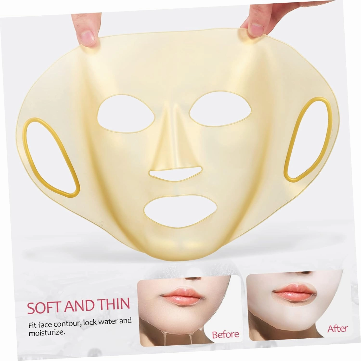 5sets Gold Reusable Face Masks Face Sheets Reusable Silicone Mask Covers Bulk 3d Silicone 3pcs*5