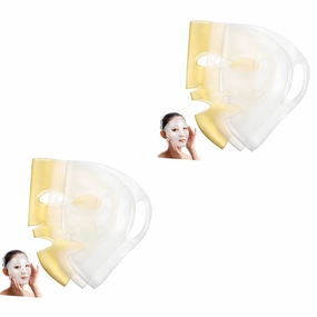 5sets Silicone Mask Covers Face Mask Bulk Reusable Face Sheets Gold 3d Silicone 3pcs*5