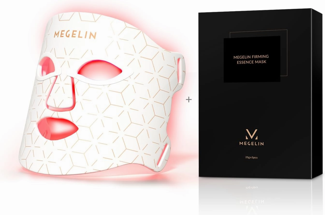 7 Colors Led Light Therapy Facial Mask and 1* face mask