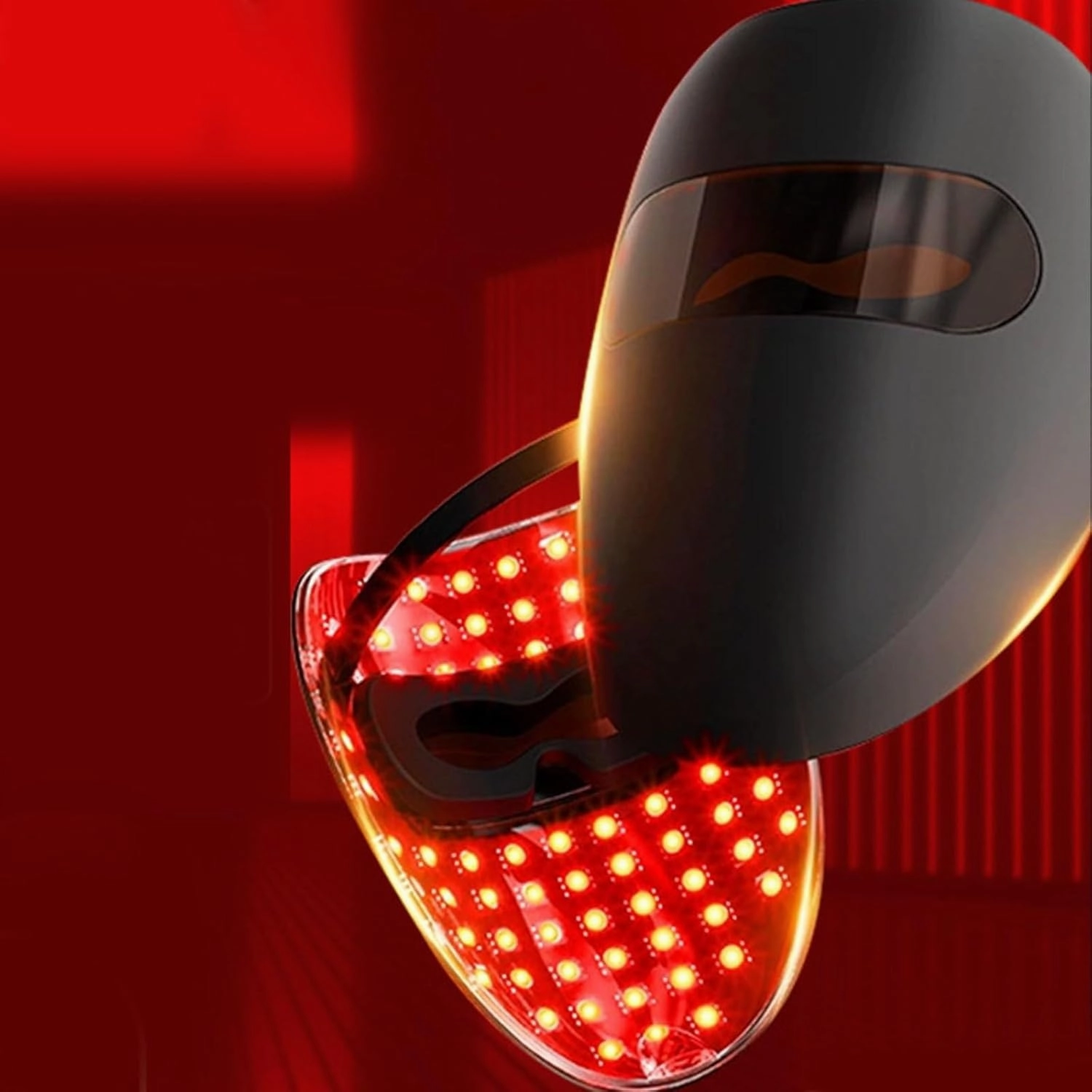 8-Color LED Face Mask Light Therapy, Red Light Therapy for Face, Wireless High Dose Green, Blue, Infrared Light Therapy Mask for Skin Care & Anti-aging