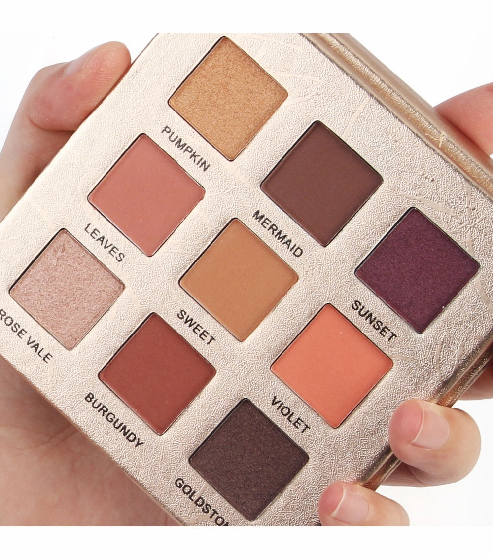 9 Color Matte Eyeshadow Palette - Vibrant Shades