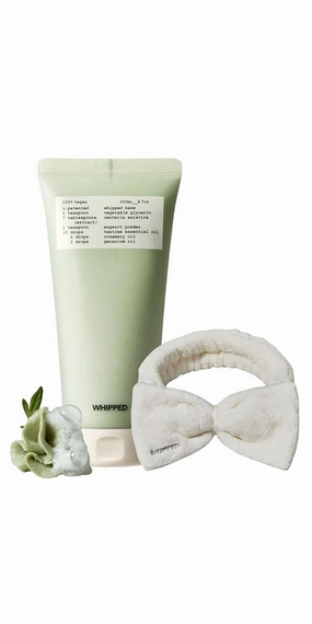 [ Headband] WHIPPED CREAM VEGAN CLEANSER MUGTREE 4.5 oz | Mugwort & Tea Tree | Sebum & Pore Care