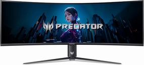 Acer Predator Z57 | 57" DUHD 7680 x 2160 Mini LED 1000R Curved Gaming Monitor | AMD FreeSync Premium | 120Hz | 1ms | VESA DisplayHDR 1000| DCI-P3 98% | KVM Switch | USB Type-C, DP 1.4 & 2 x HDMI 2.1