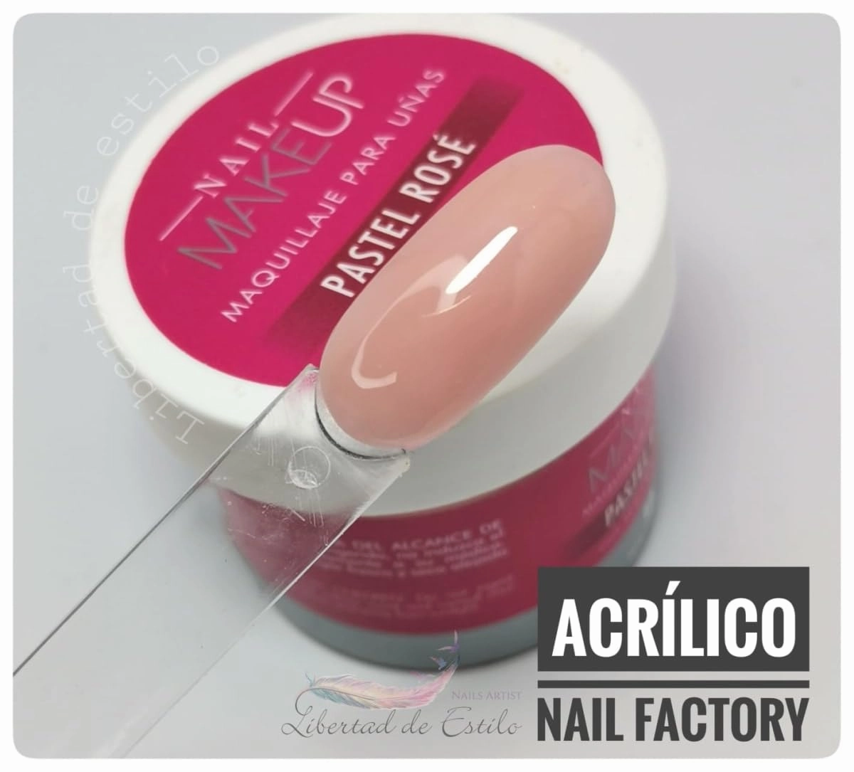 Acrylic Cover Pastel Rose 7oz polymer powder
