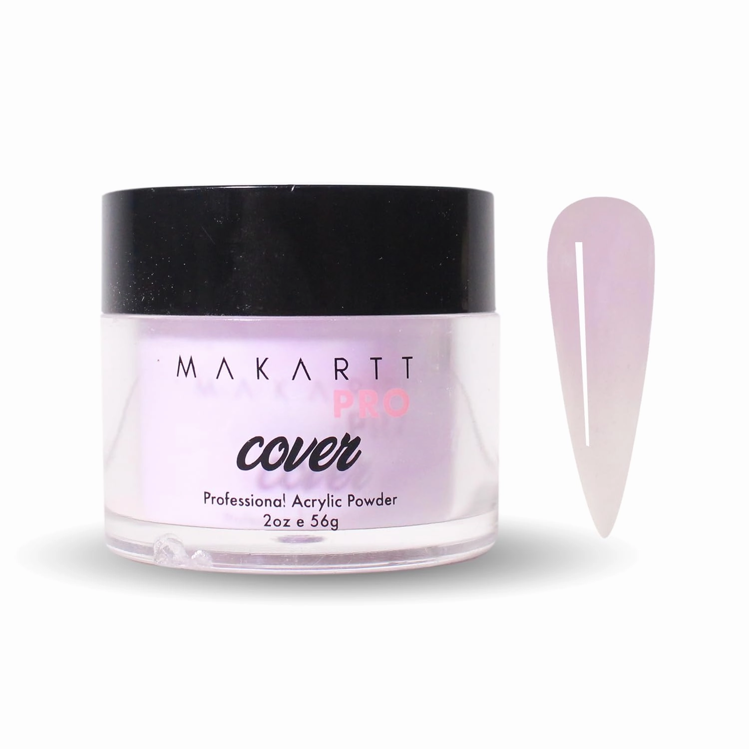 Acrylic Nail Powder 2oz –Rose Quartz Cover Powder for Nail Extensions, Ideal for Professional Nail Technicians