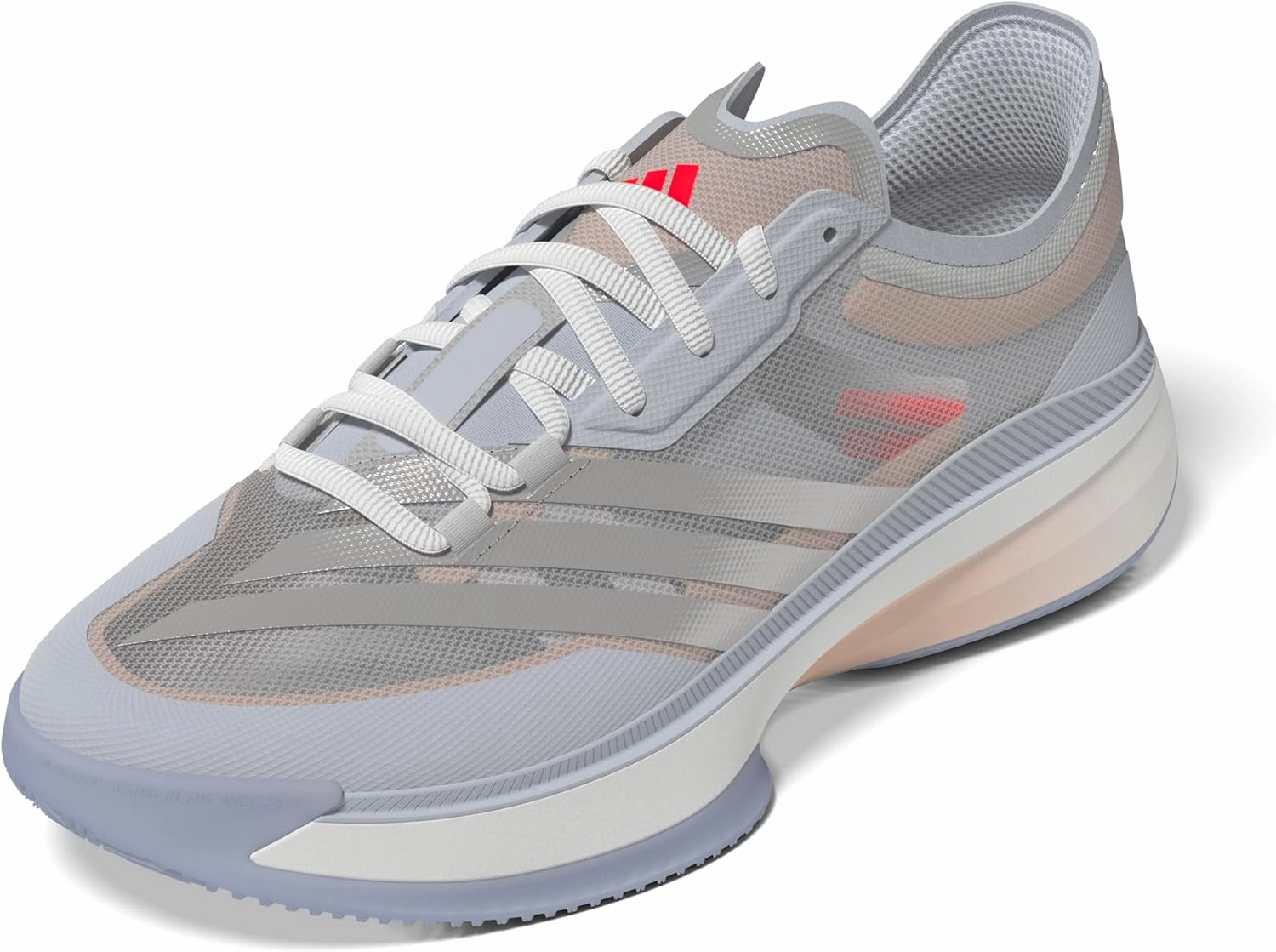 adidas Unisex Adizero Select 3.0 Basketball Sneaker, Halo Blue/Silver Metallic/Powder Coral, 17 US Men