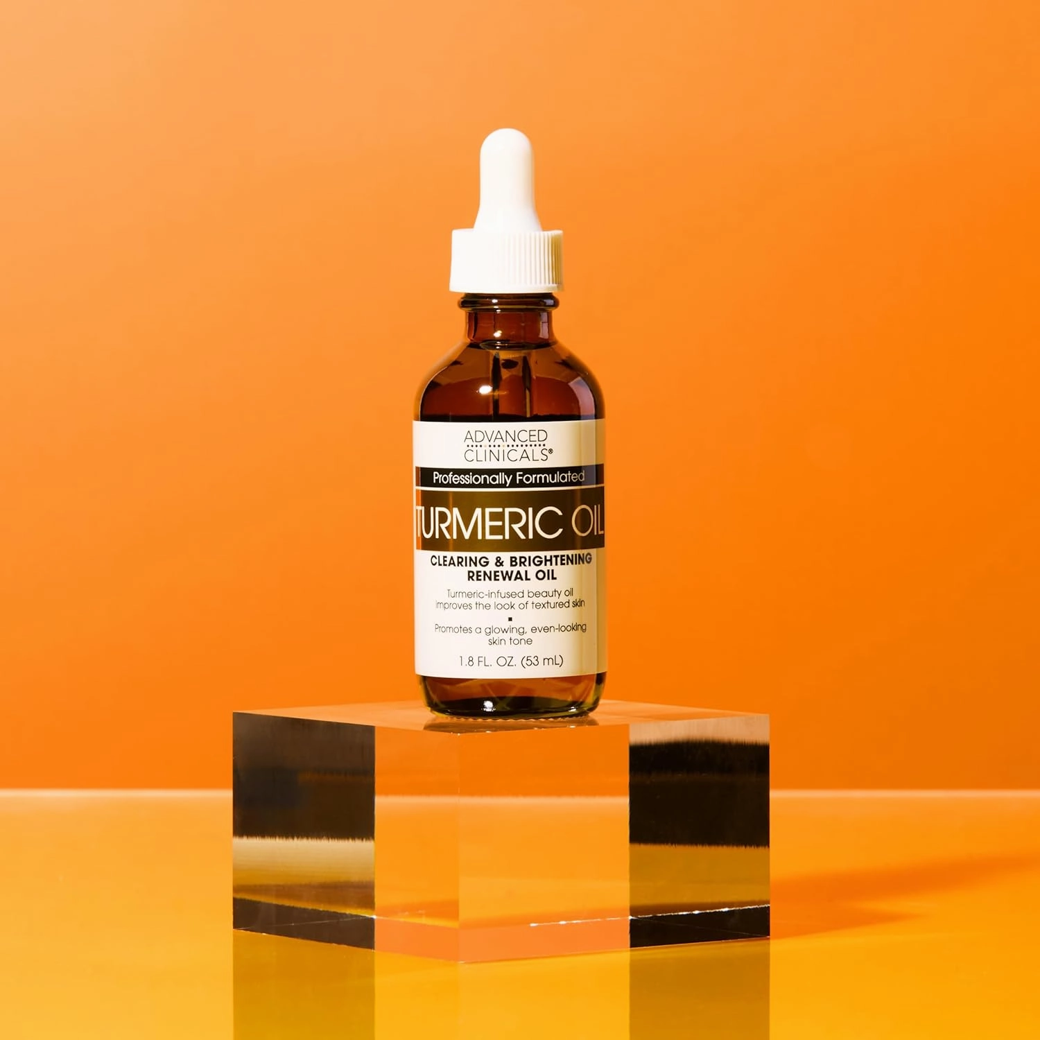 Advanced Clinicals Turmeric Oil Serum For Face | Facial Skin Care Serum With Jojoba   Coconut Oil To Improve Appearance Of Dark Spots & Uneven Skin Tone | Antioxidant Dry Skin Moisturizer, 1.8 Fl Oz