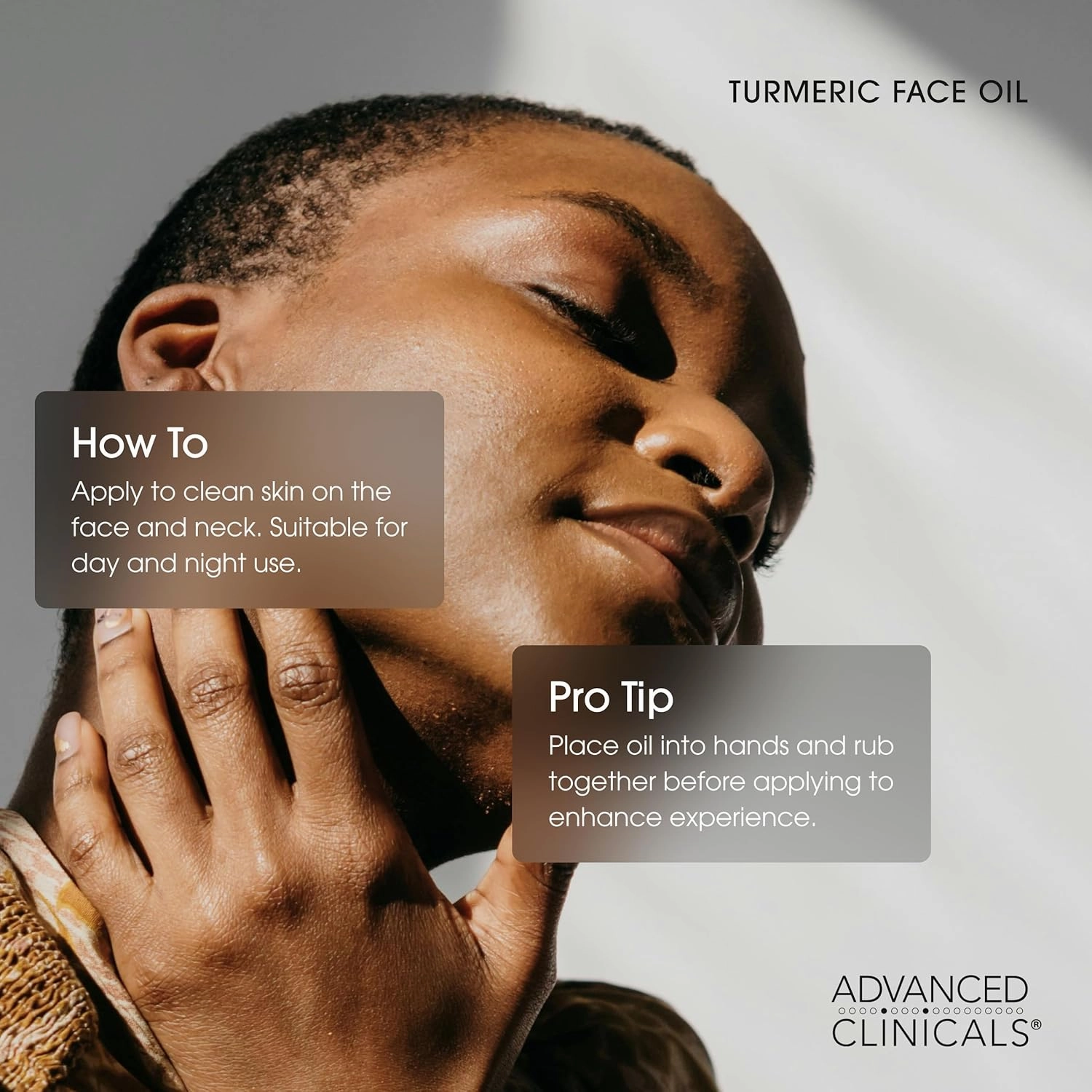 Advanced Clinicals Turmeric Oil Serum For Face | Facial Skin Care Serum With Jojoba   Coconut Oil To Improve Appearance Of Dark Spots & Uneven Skin Tone | Antioxidant Dry Skin Moisturizer, 2-Pack