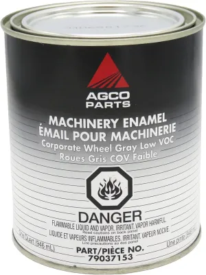 Agco Paint Machinery Enamel Quarts (Corporate Wheel Gray Low VOC)