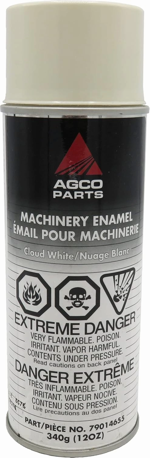Agco Paint Machinery Enamel Protects Against Rust Aerosol Spray Can (Cloud White)