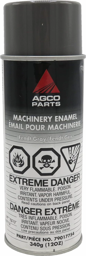 Agco Paint Machinery Enamel Protects Against Rust Aerosol Spray Can (Fendt Gray)