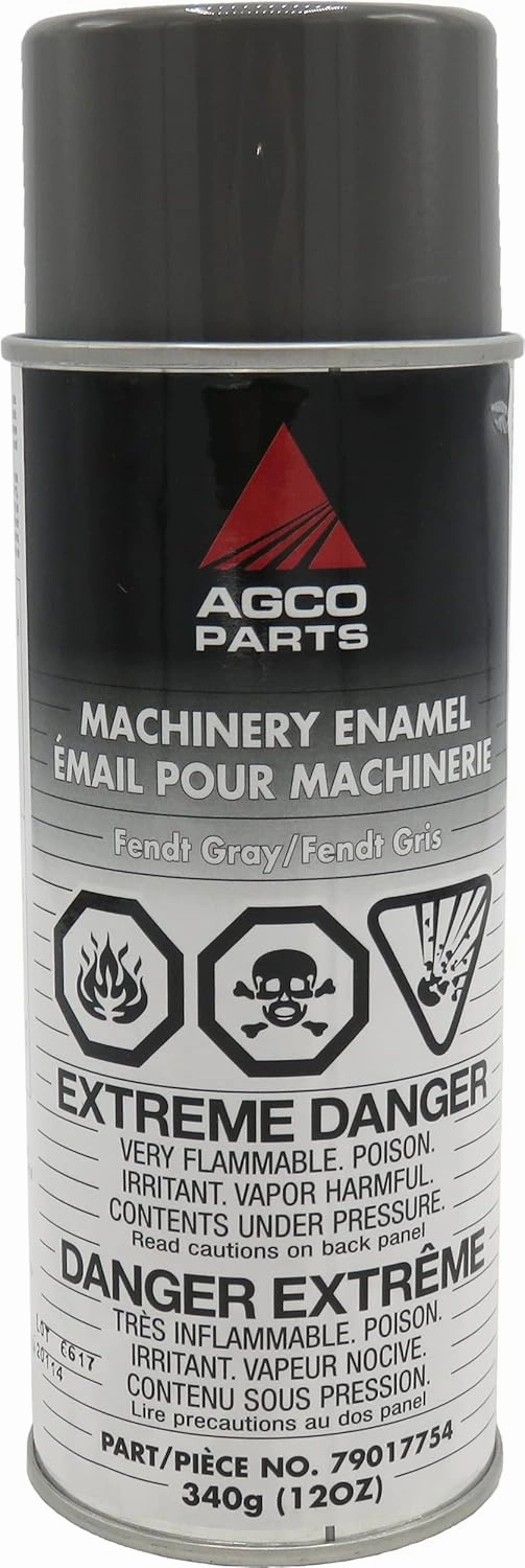 Agco Paint Machinery Enamel Protects Against Rust Aerosol Spray Can (Fendt Gray)