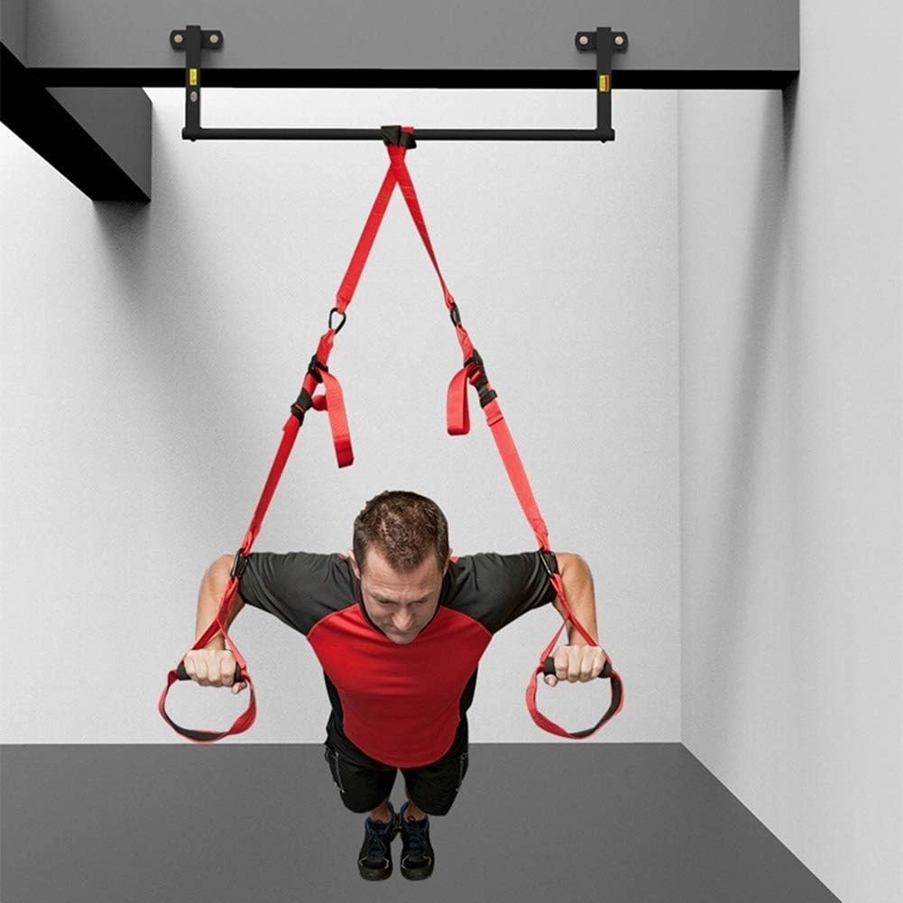 AGYH Wall-Mounted Chin Up Bar, Beam Pull-up Suspension Bar, Home Gym Multifunctional Horizontal Bar, Load 300kg