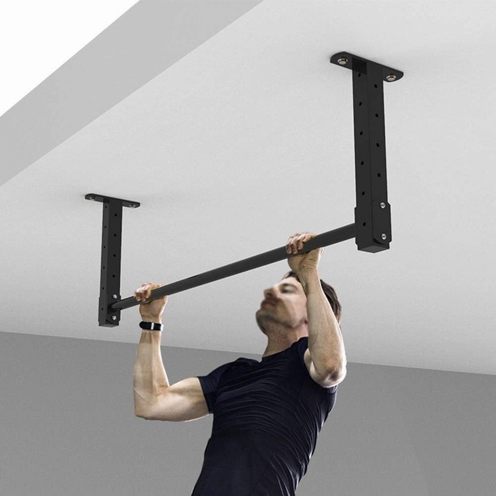 AGYH Wall Mounted Chin Up Bar, Cross Beam Fitness Horizontal Bar, Home Strength Training Equipment，Load 250kg, 2colors