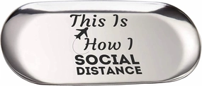 Airplane Aviation Pilot This is How I Social Distance Ring Jewelry Tray 7 Icnh Trinkets Holder Anniversary