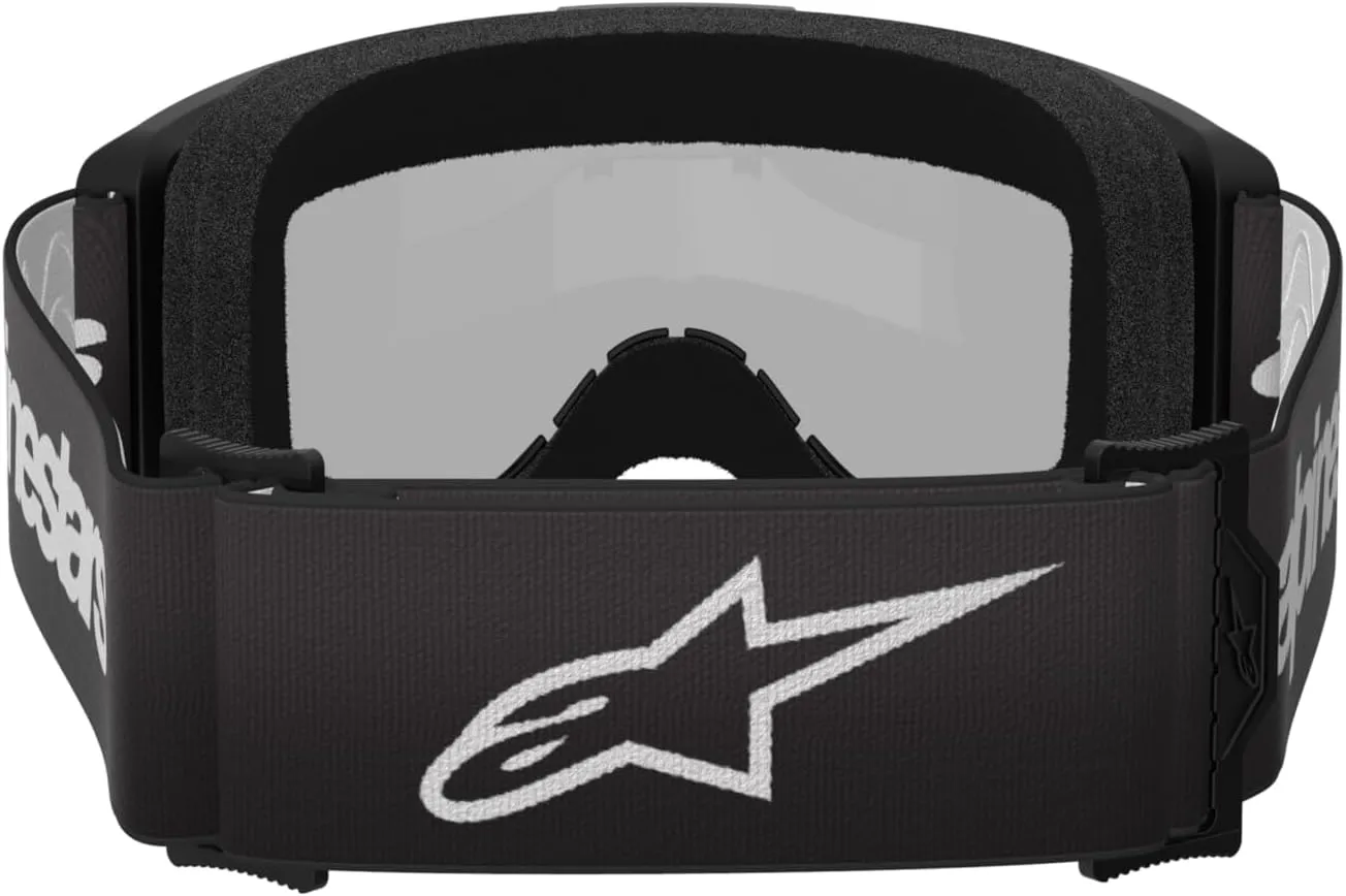 Alpinestars Vision 3 MX ATV MTB Off Road Goggle (Black - Mirror Silver Lens)