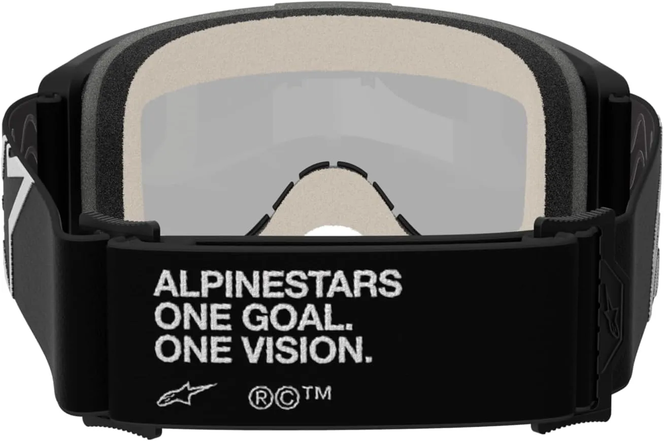 Alpinestars Vision 5 MX ATV MTB Off Road Goggle (Black - Mirror Silver Lens)