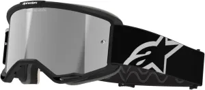 Alpinestars Vision 5 MX ATV MTB Off Road Goggle (Black - Mirror Silver Lens)