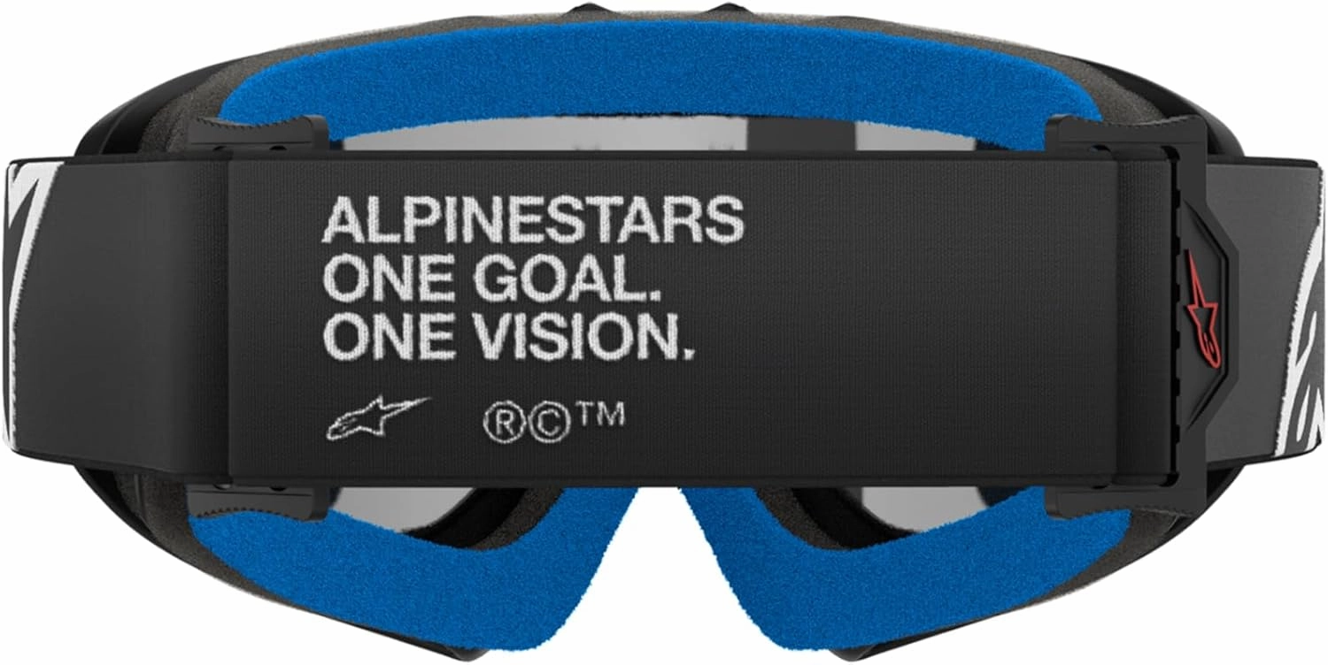 Alpinestars Vision Youth MX ATV MTB Off Road Goggle (Black - Mirror Silver Lens)